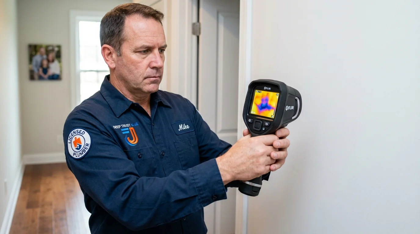 Thermal imaging leak detection by Johns Plumbing LLC in George